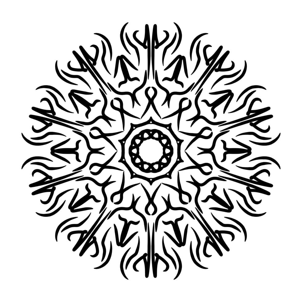 Mandala Ornament With White Background photo