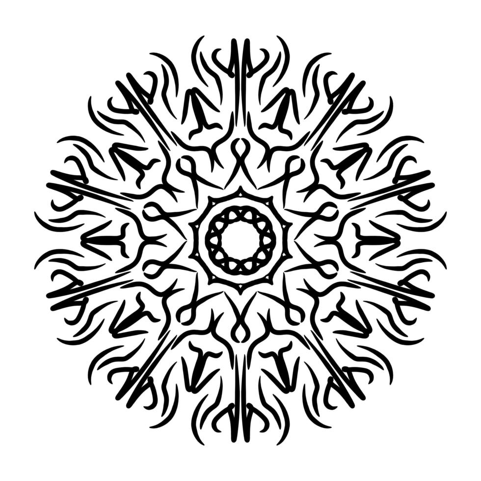 Mandala Ornament With White Background photo