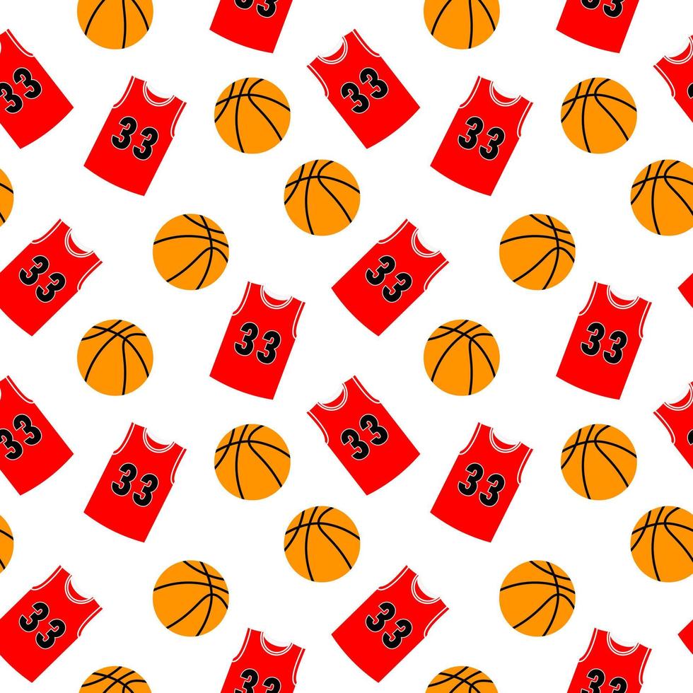 pelota deportiva de baloncesto y uniforme aislado en el conjunto de iconos de vector de fondo blanco. equipo de juego de garabatos de dibujos animados.