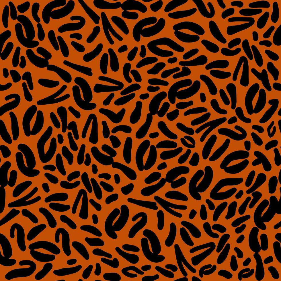 Leopard animal skin seamless pattern. Wild nature fabric print template. Simple wallpaper design. vector