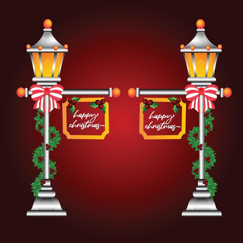 Christmas background red. Holiday Christmas lightning and shine. vector