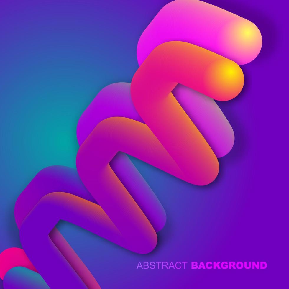 Futuristic gradient geometric background. Liquid color wallpaper design. Banner design template vector