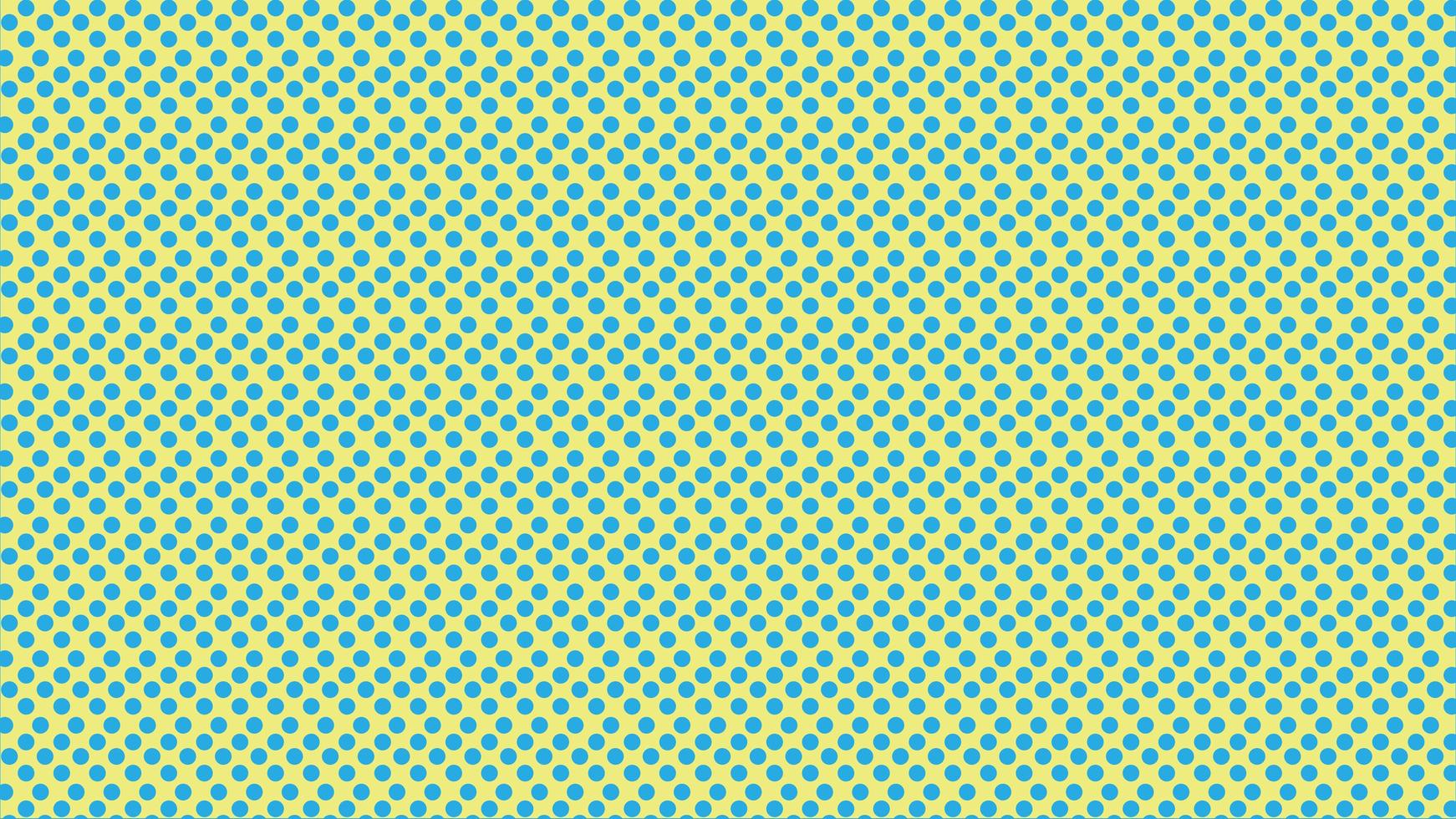 polkadots is colourful world, Blue and yellow color pop art polka dot pattern photo