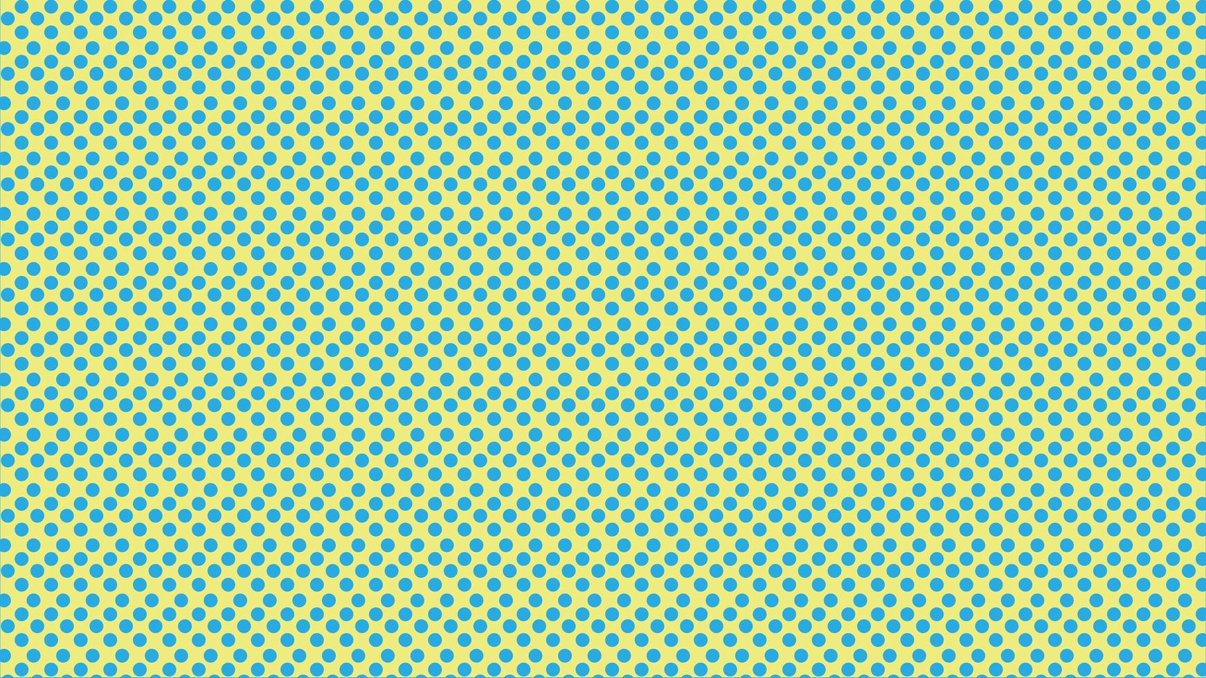 polkadots es un mundo colorido, patrón de lunares de arte pop de color azul y amarillo foto