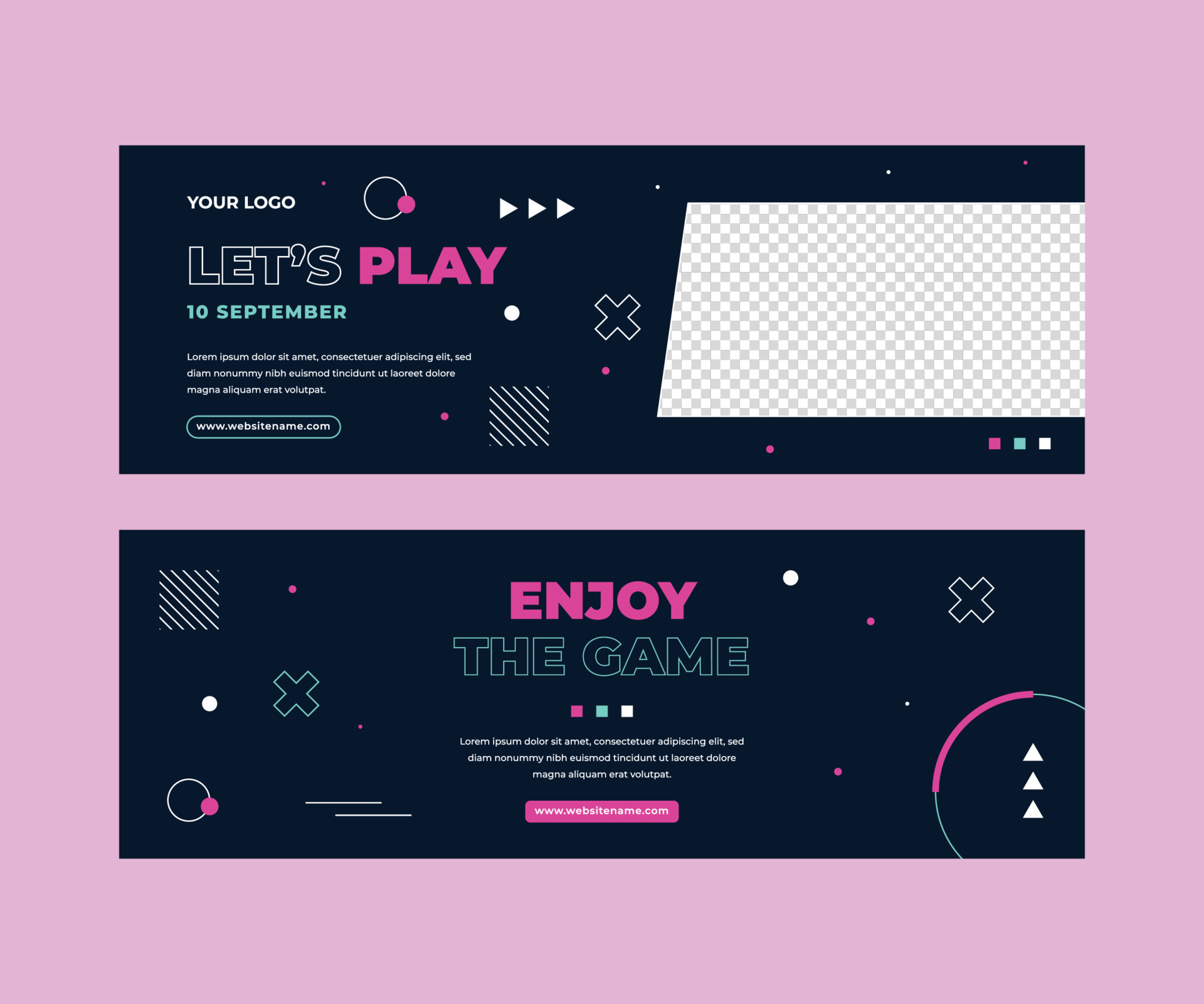 10 Gaming  Banner Template