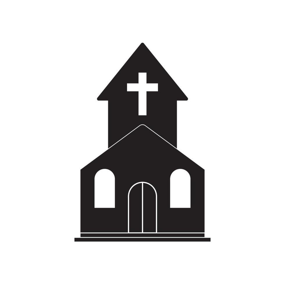 church logo icon vector design, this vector can be used for logos, icons, banners and others