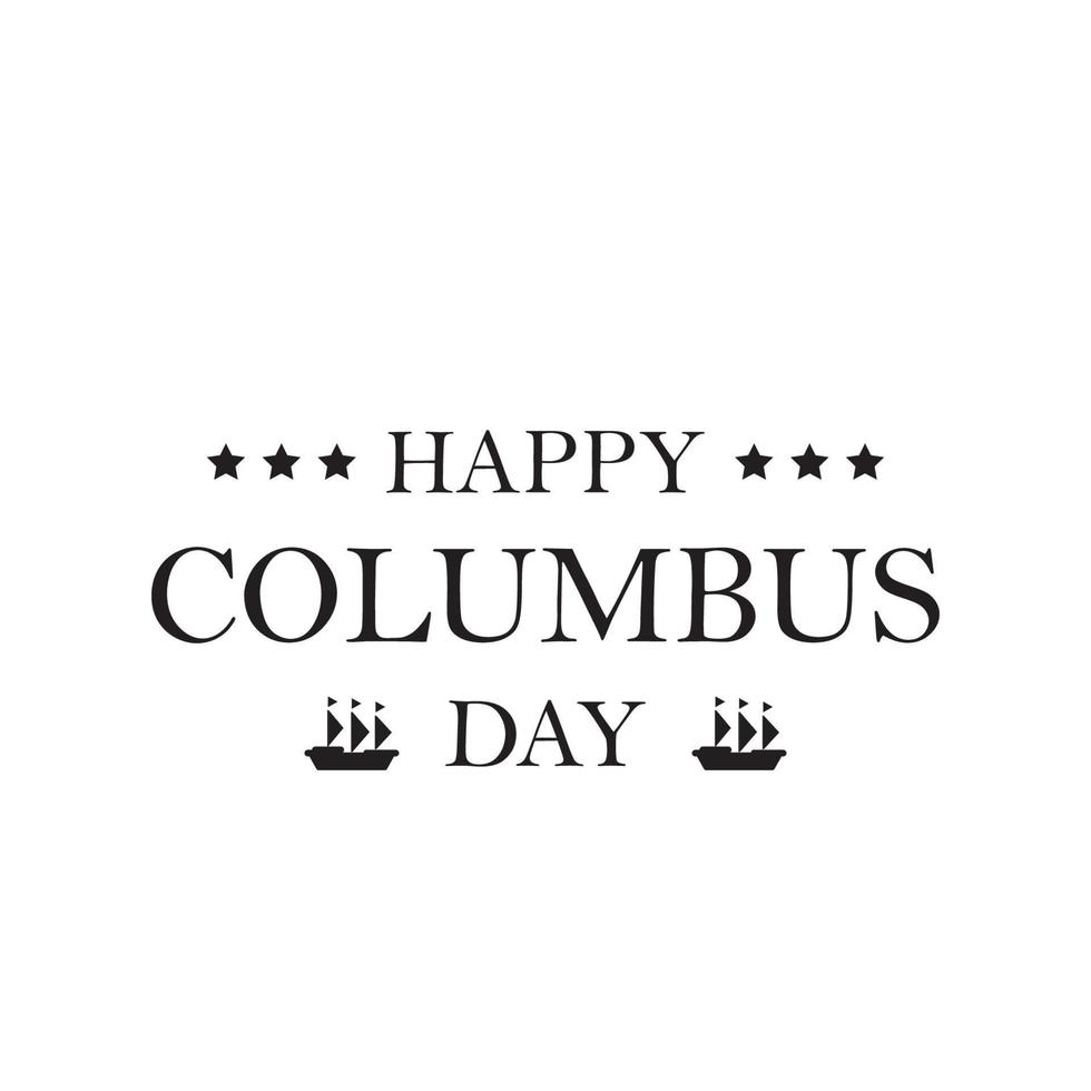 columbus day icon logo vector design, this vector can be used for basic logos, banners, icons and others