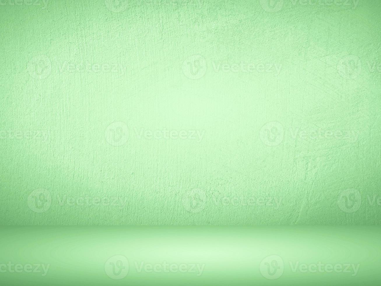 fondo verde abstracto para plantillas de diseño web y estudio de productos con color degradado suave foto