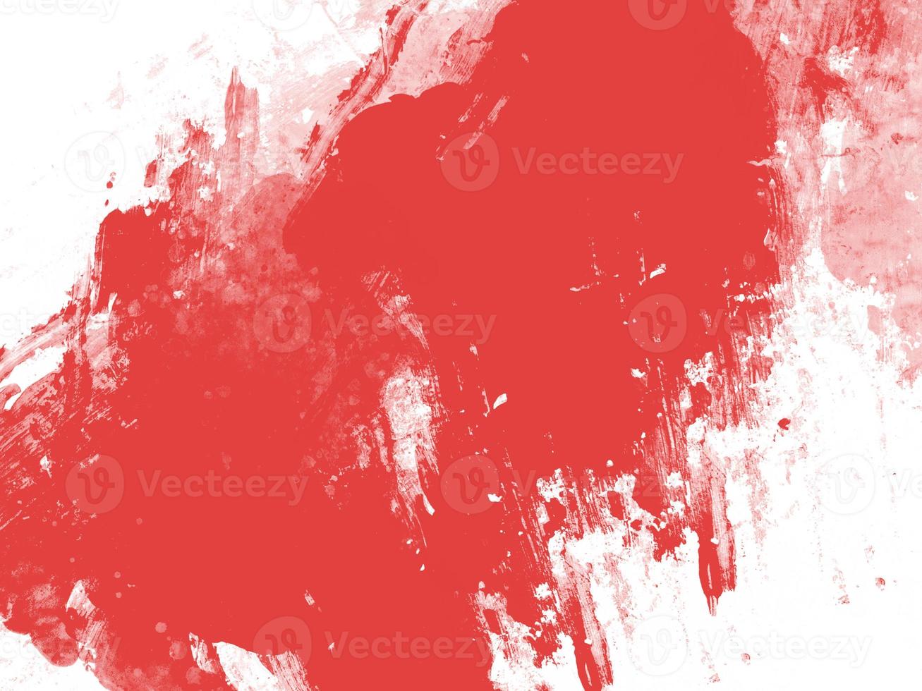 Red Grunge watercolor photo