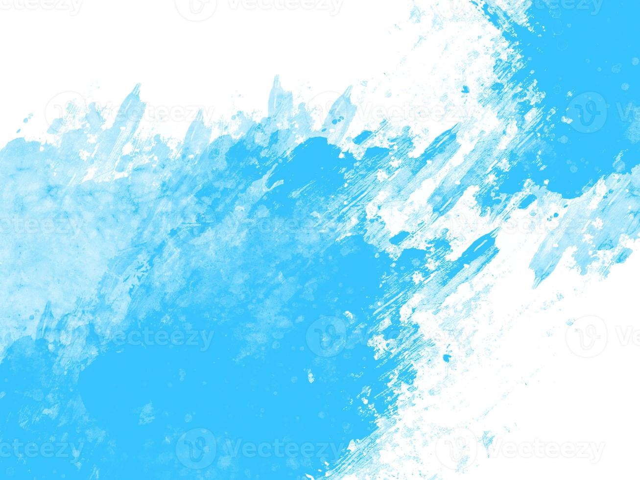 Blue Grunge watercolor photo