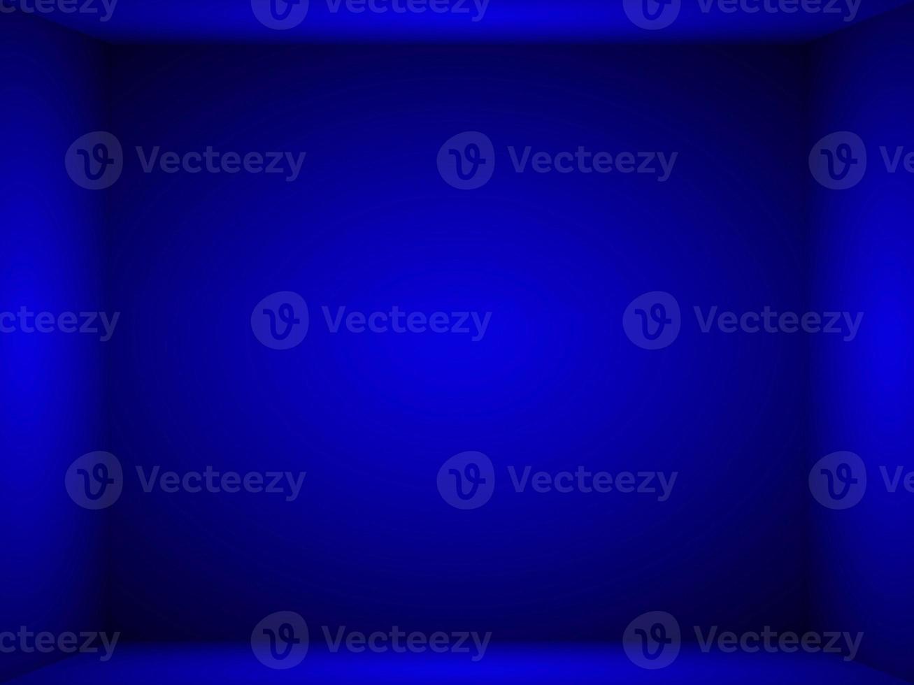 Abstract smooth blue studio room background used for product display, banner, template photo