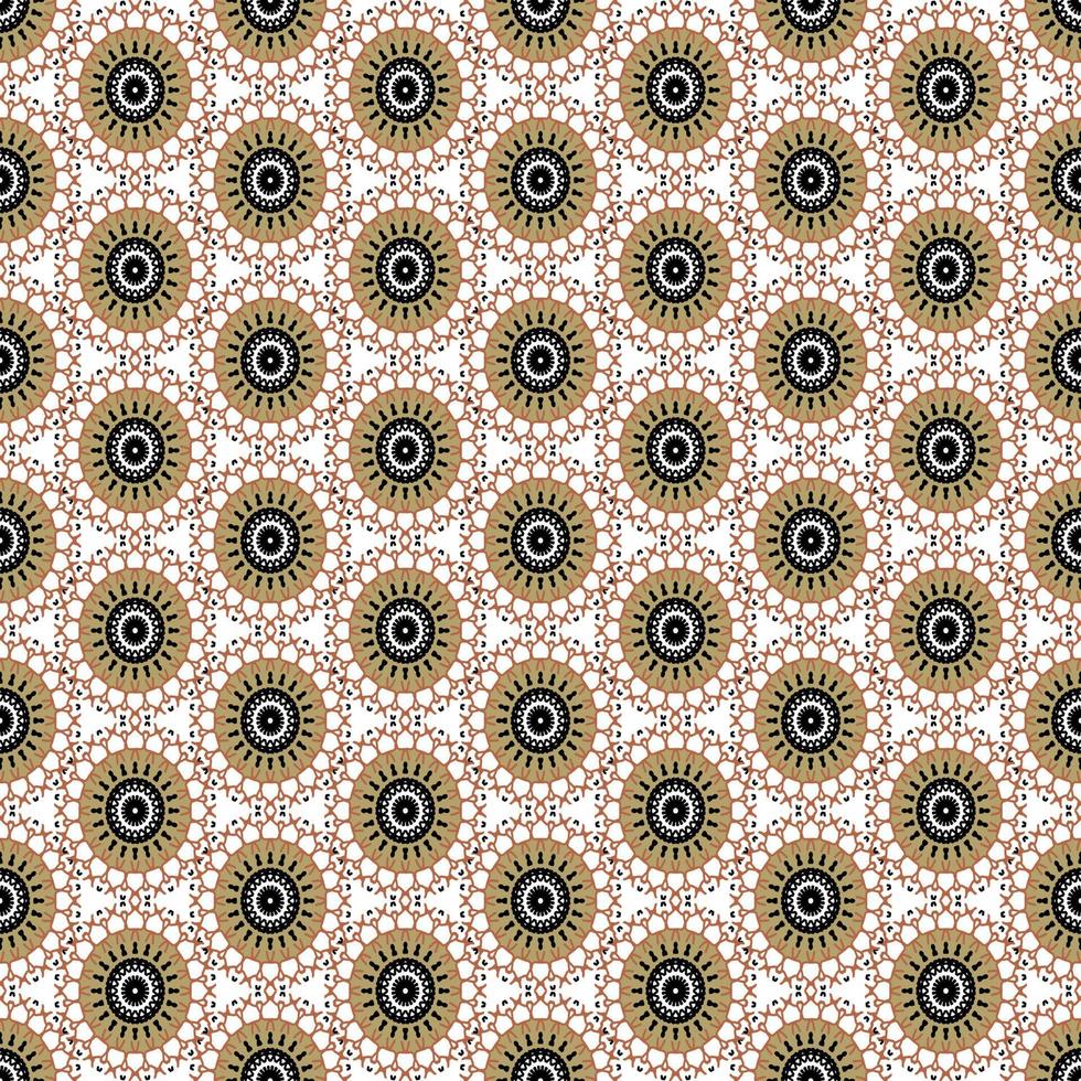 pattern design with abstract ornament motif vector