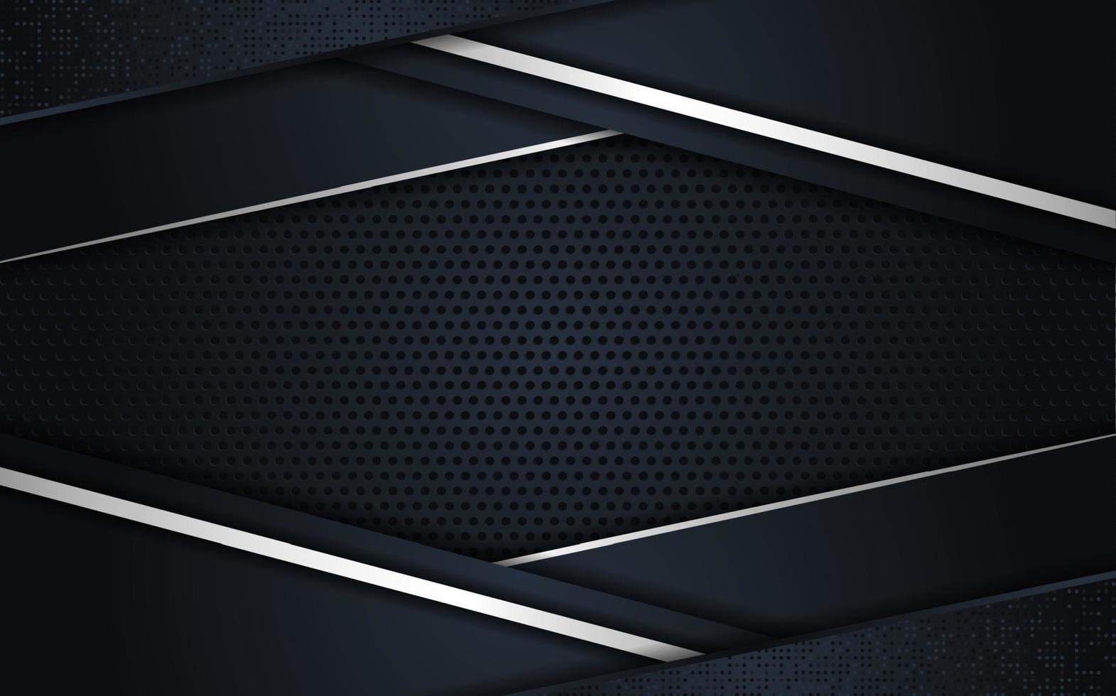 luxury dark background combination with metallic line vector
