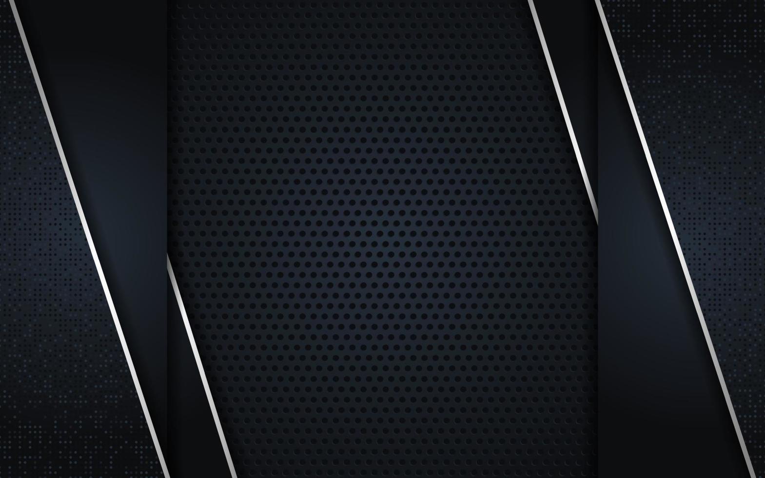 luxury dark background combination with metallic line vector
