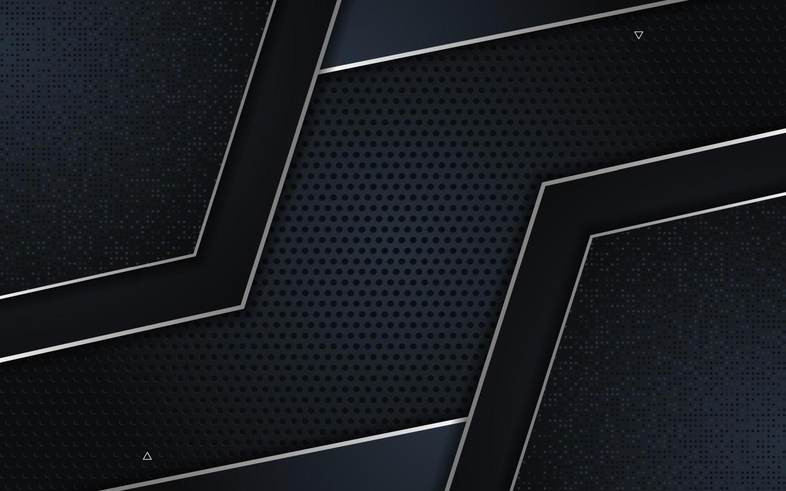 luxury dark background combination with metallic line vector