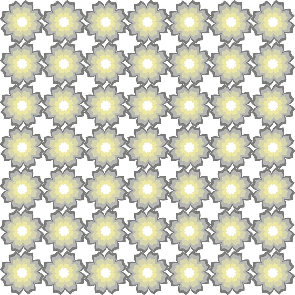 pattern design with abstract ornament motif vector