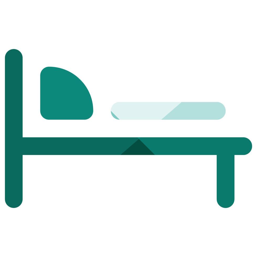 bed icon, traveling Theme vector