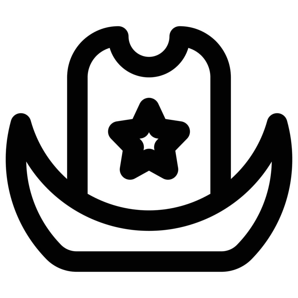 cowboy hat icon, traveling Theme vector