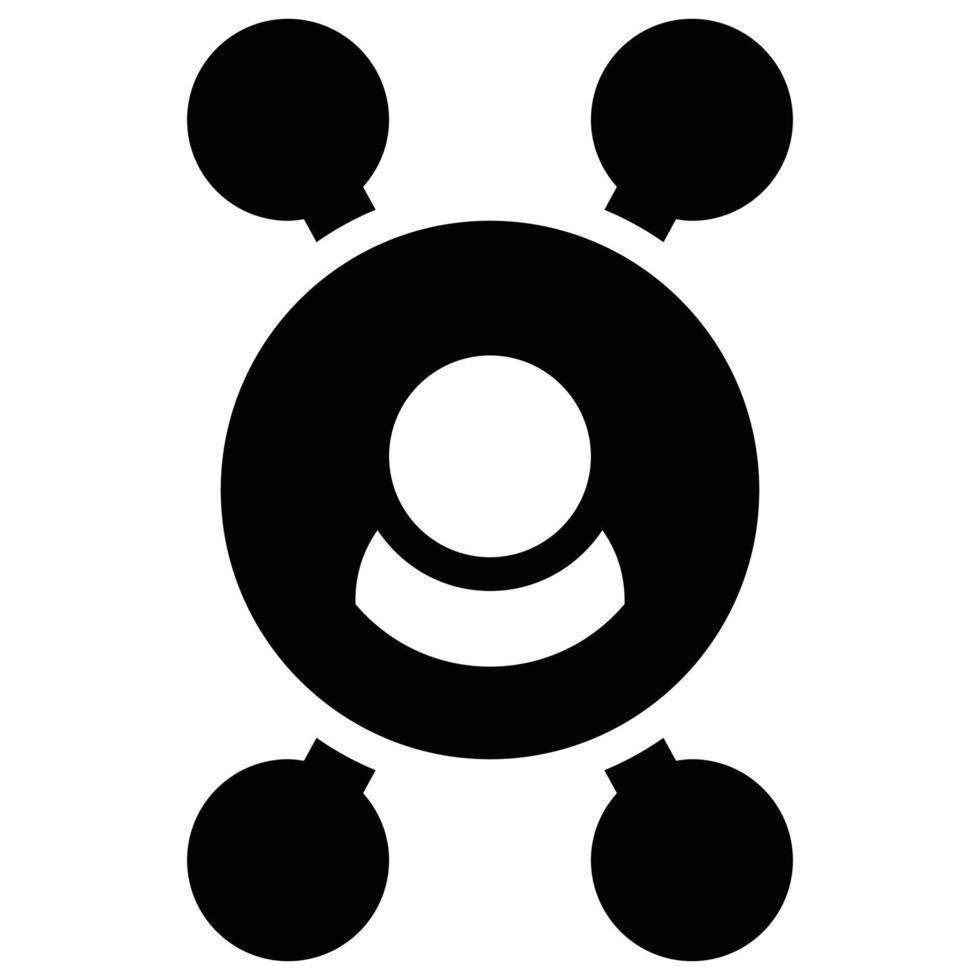 user network icon, easter Theme vector