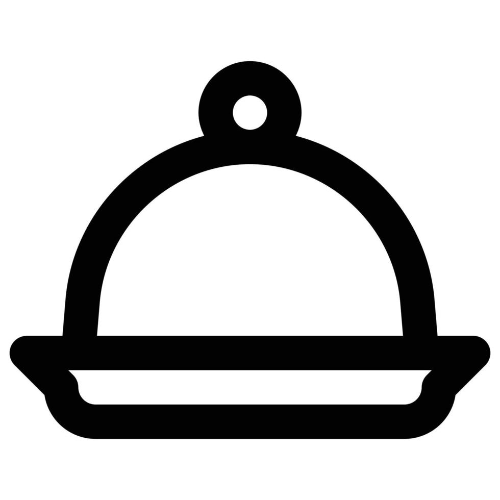 cloche icon, traveling Theme vector