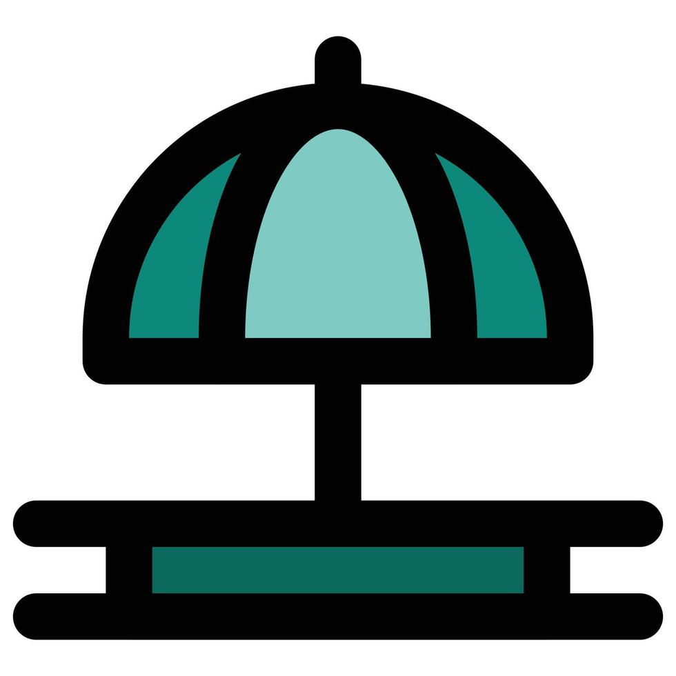 umbrella icon, traveling Theme vector