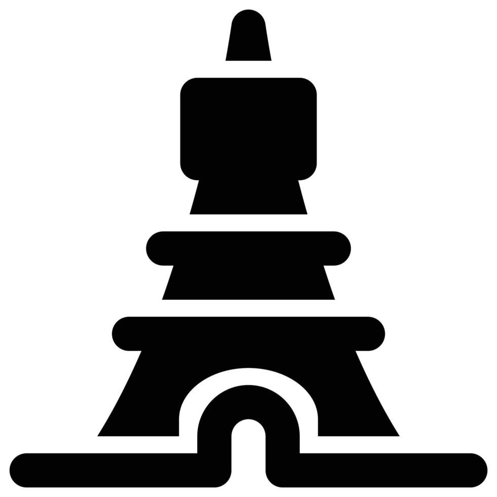 eiffel tower icon, traveling Theme vector