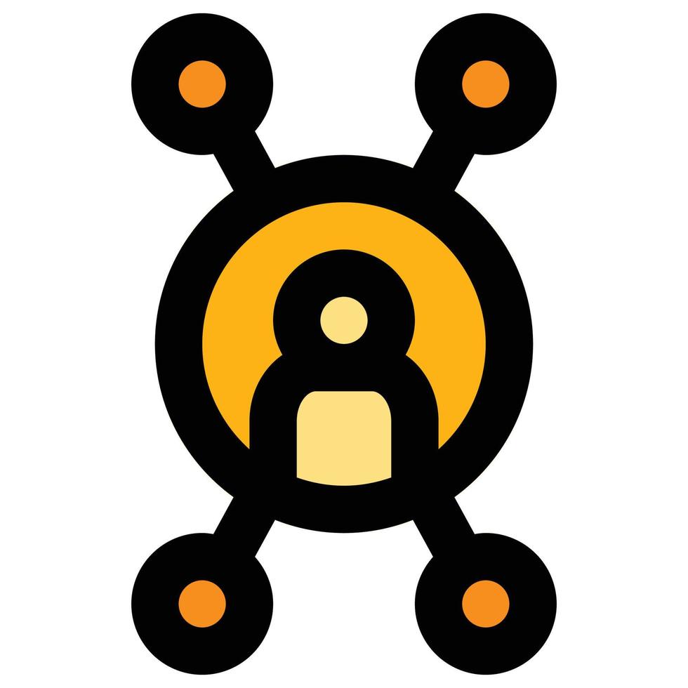 user network icon, easter Theme vector