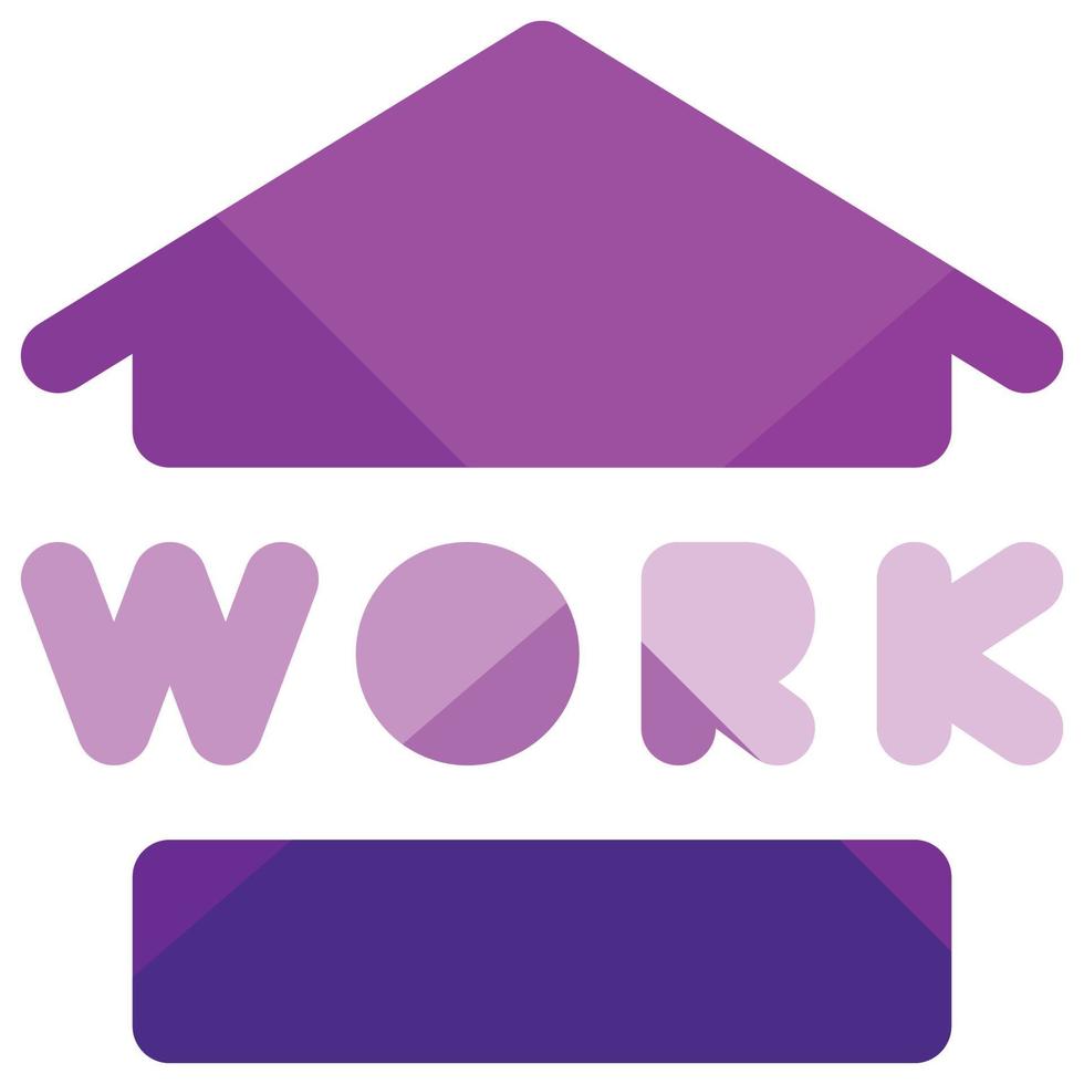 work icon, easter Theme vector