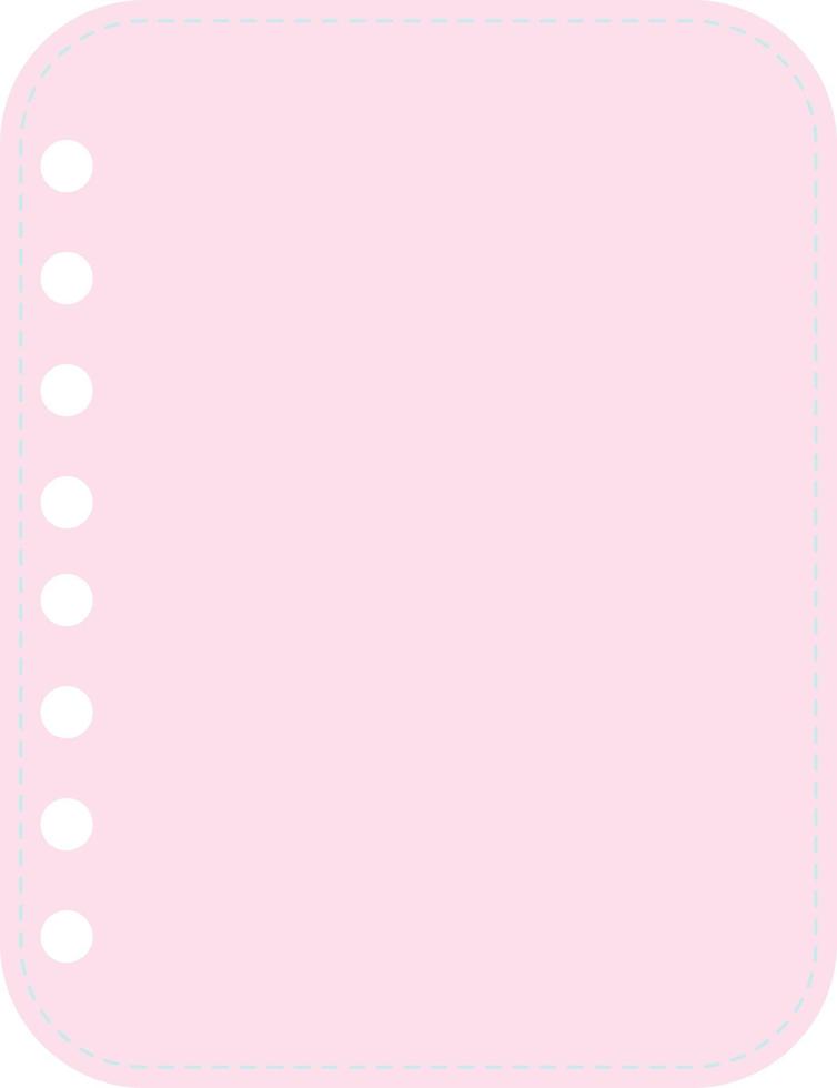 Notepad sticky sticker vector illustration