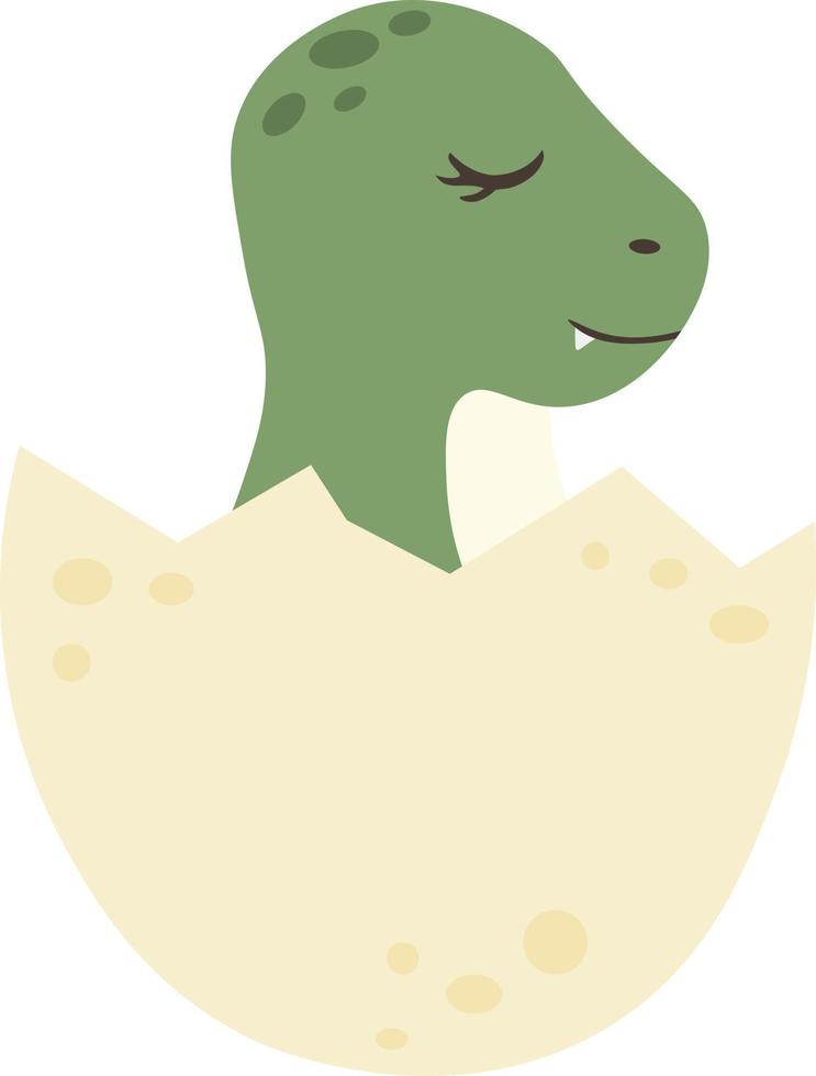 dinosaurio con un niño aislado ilustración vectorial sobre fondo blanco vector