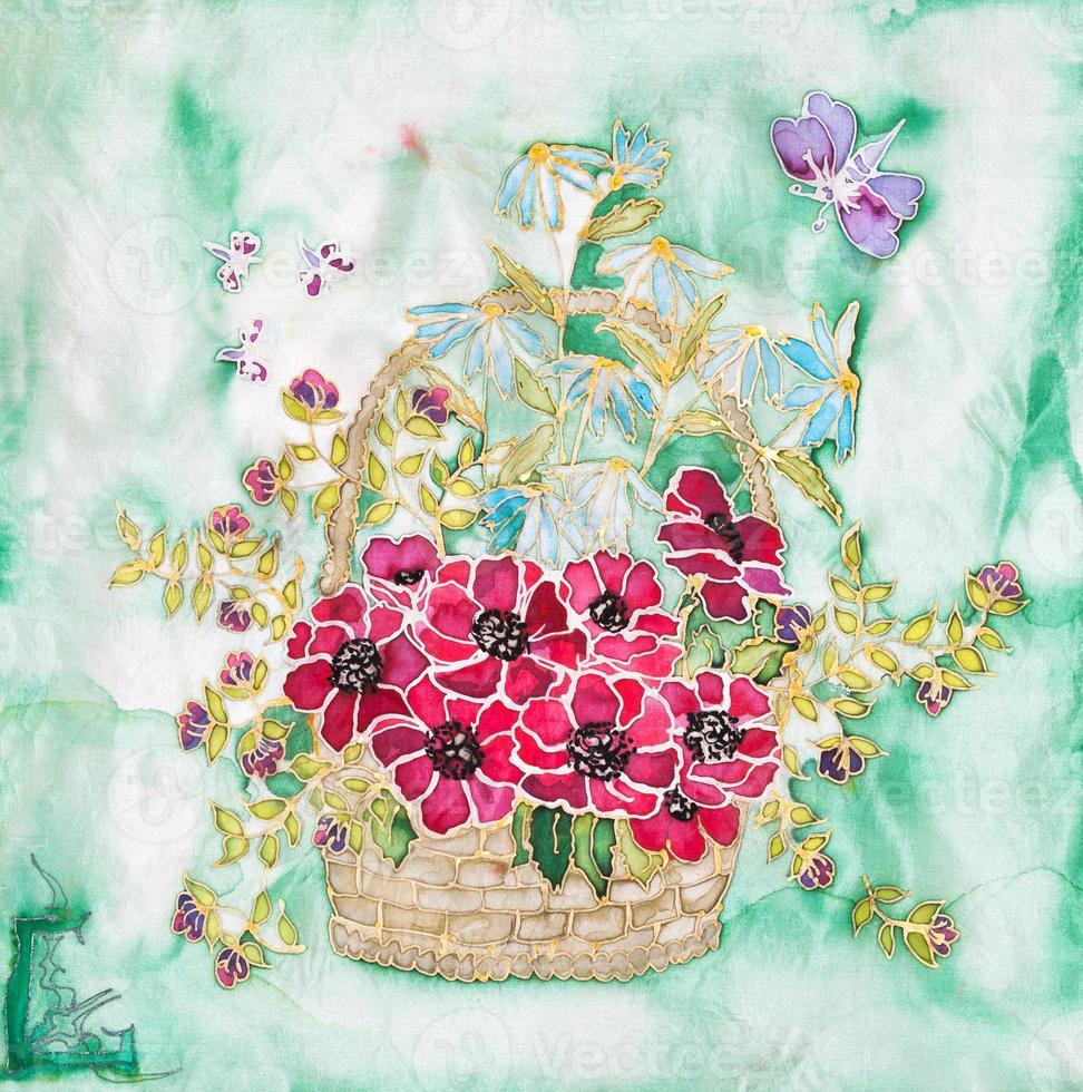 hand painted batik photo