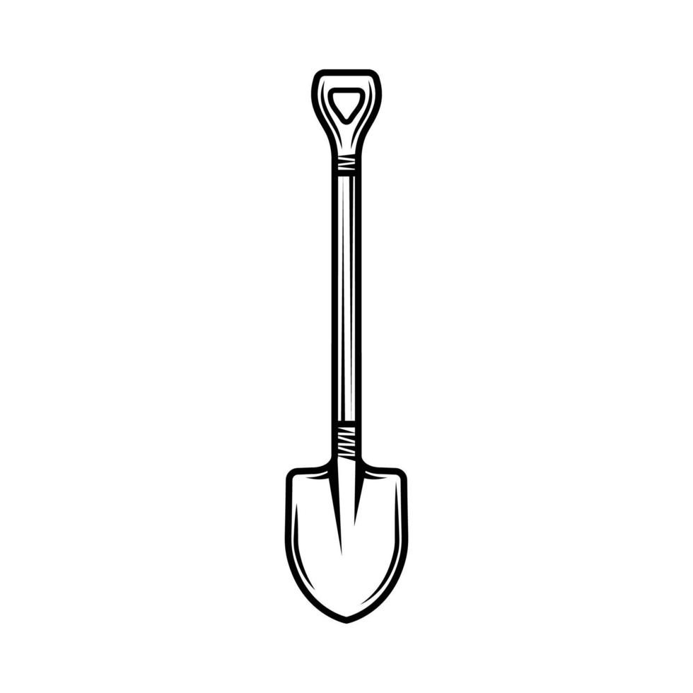 Vintage mining trolley pcik axe. Can be used like emblem, logo, badge, label. mark, poster or print. Monochrome Graphic Art. Vector