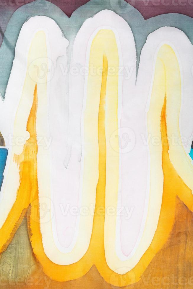 abstract pattern of cold painted batik photo