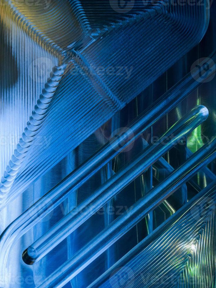 flat metal surface texture and background after end milling photo