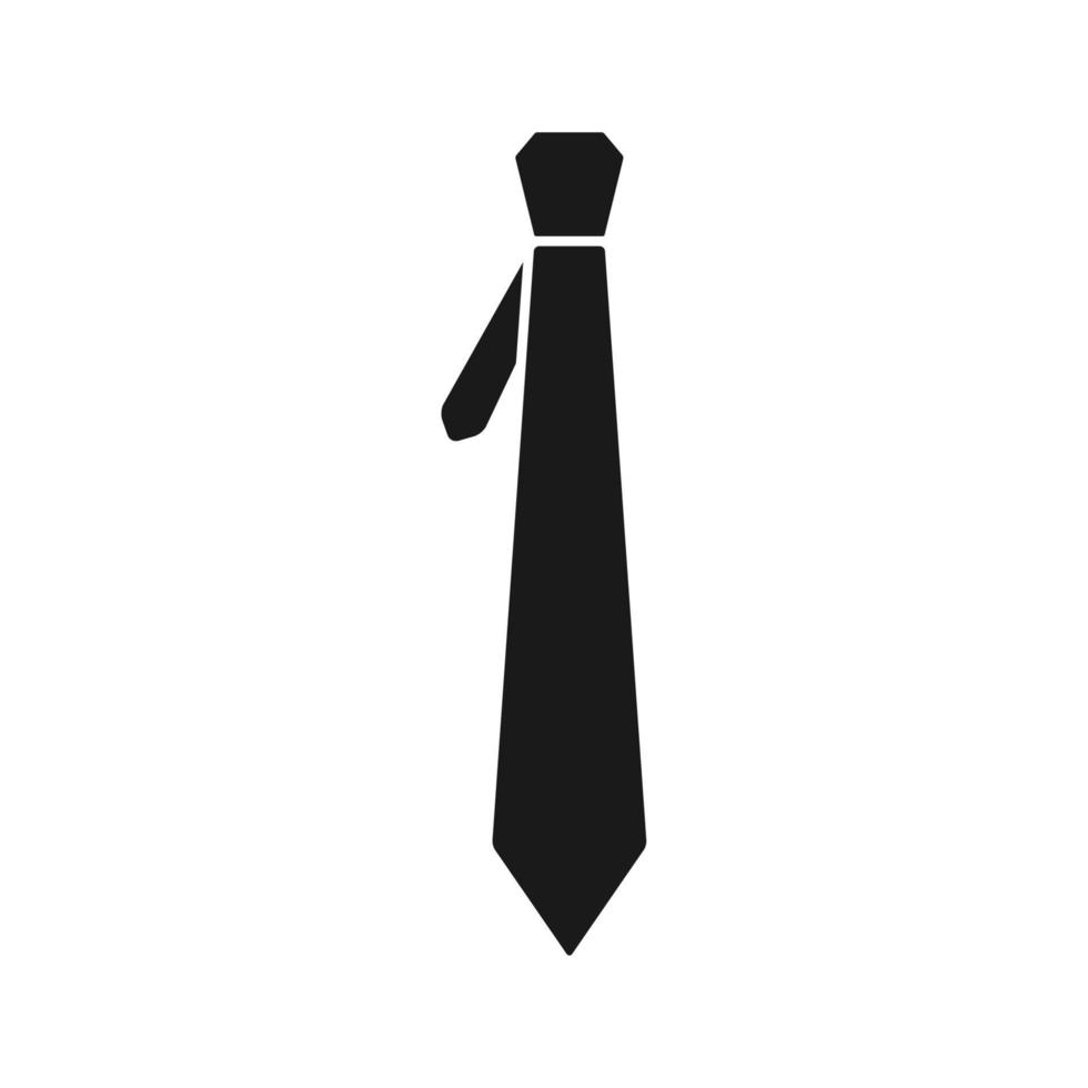 icono de corbata, icono de corbata en un moderno diseño plano vector