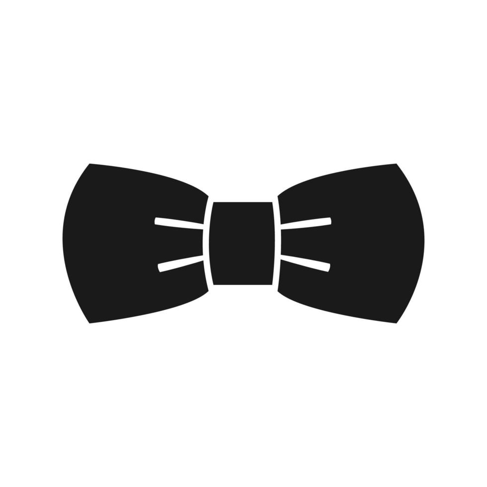 bow tie icon in trendy flat design vector