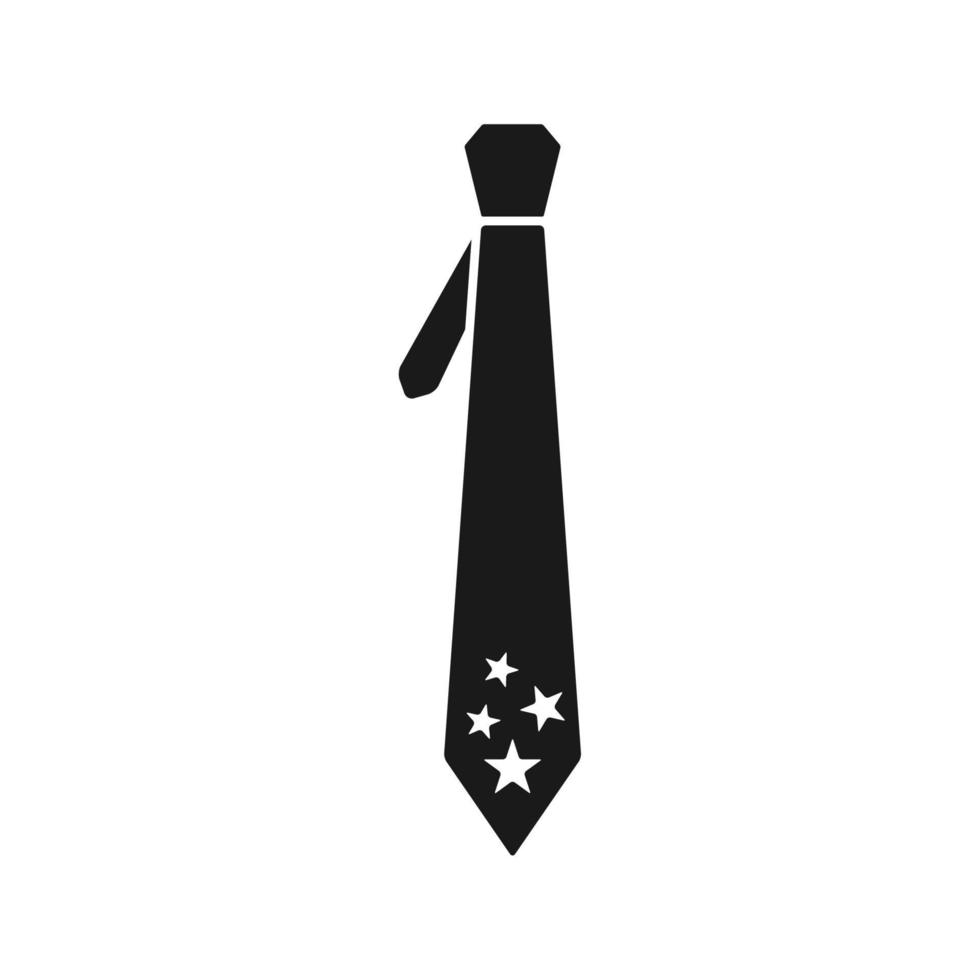 tie icon, necktie icon in trendy flat design vector