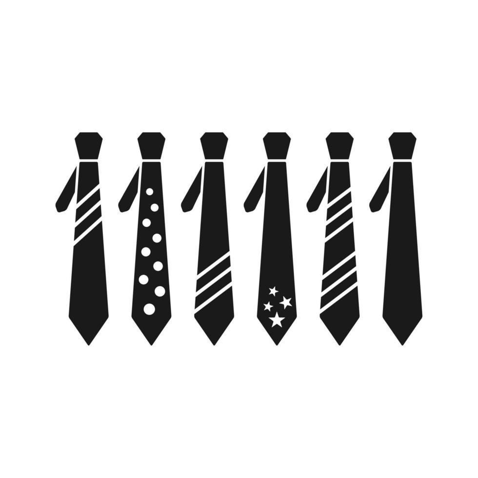 tie icon, necktie icon in trendy flat design vector