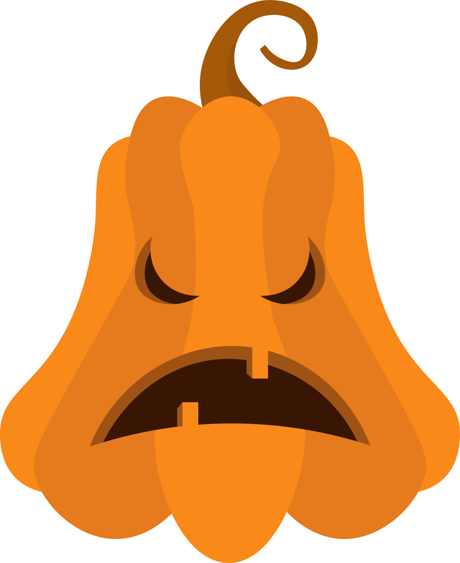 Halloween Pumpkin Design Illustration Isolated On Transparent halloween-pumpkin-design-illustration-isolated-on-transparent