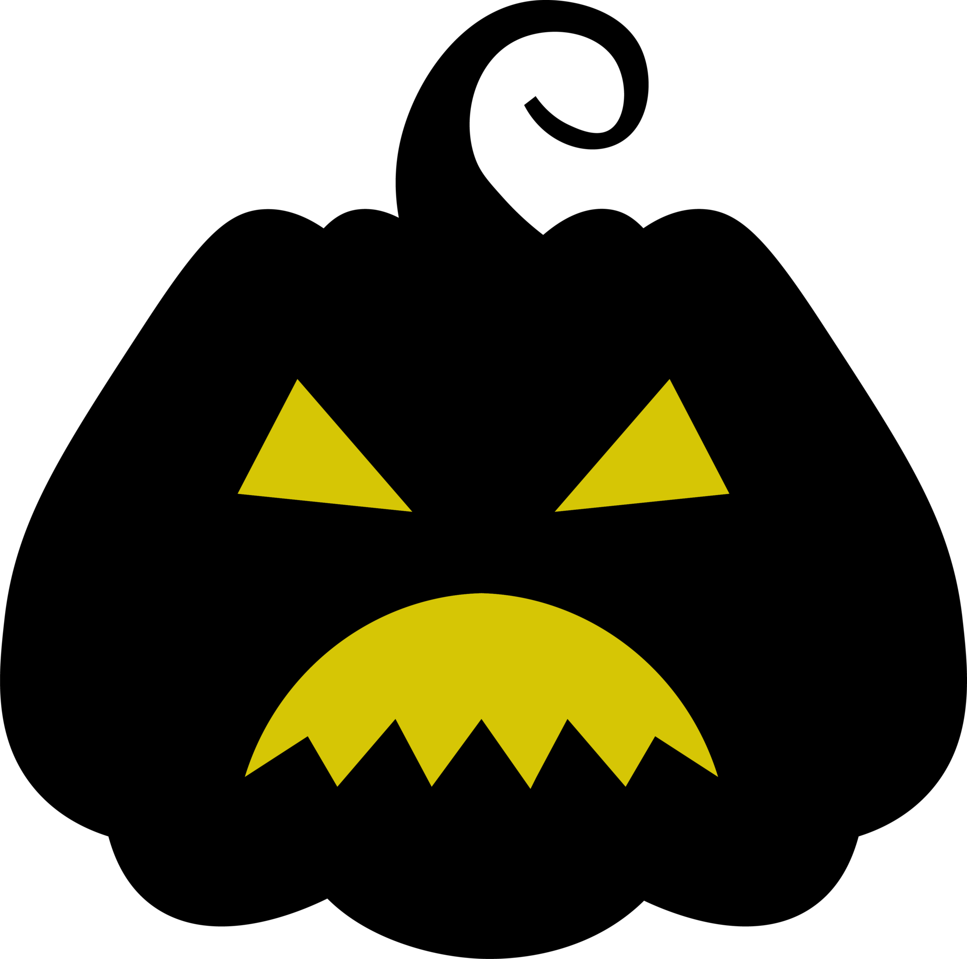 Halloween Pumpkin Design Illustration Isolated On Transparent halloween-pumpkin-design-illustration-isolated-on-transparent