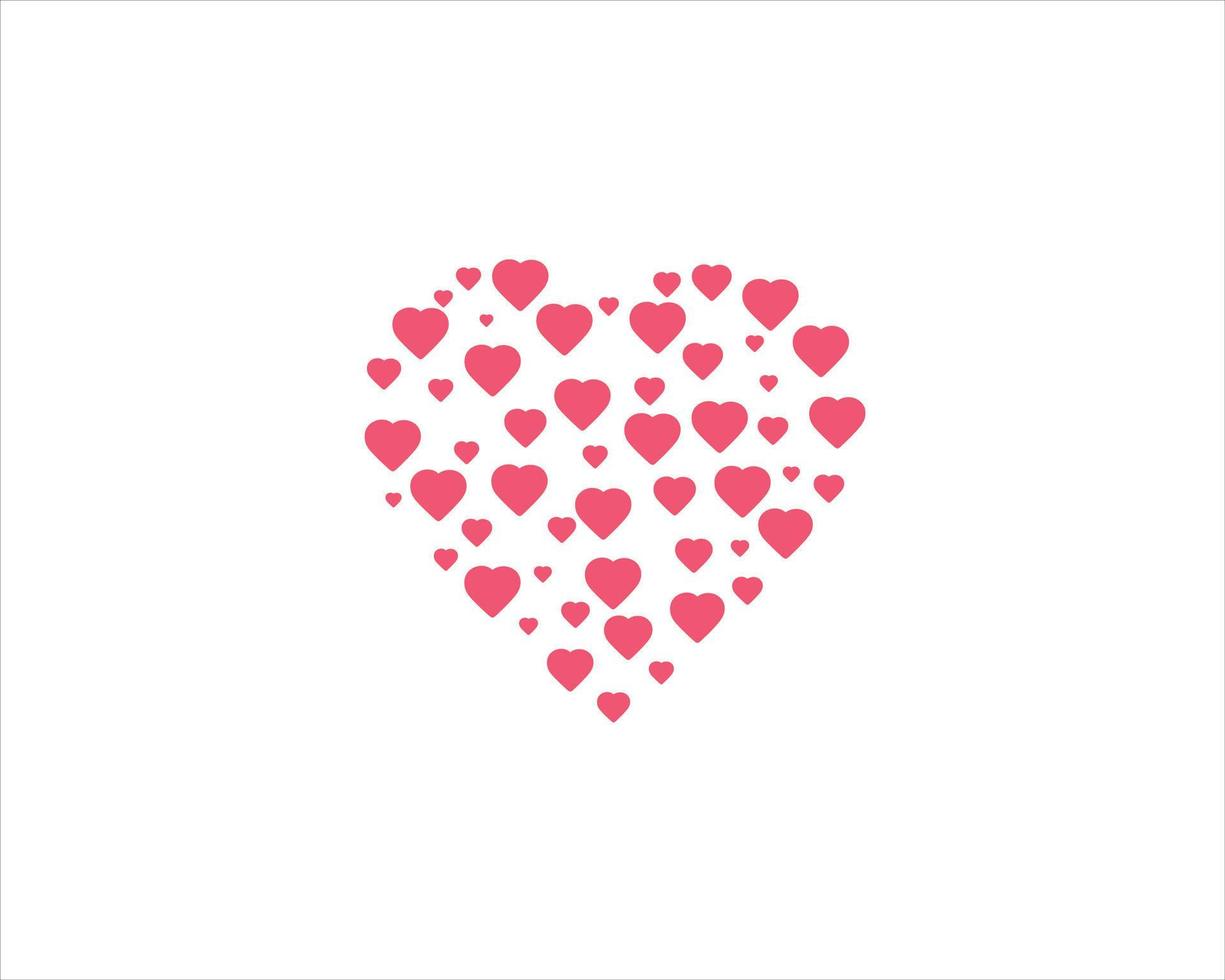 simple and unique love symbol vector