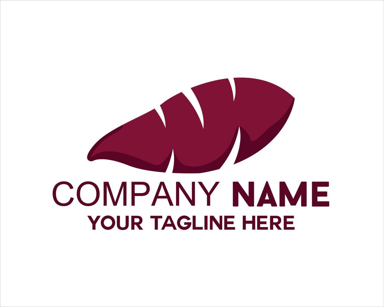 purple honey cassava logo vector