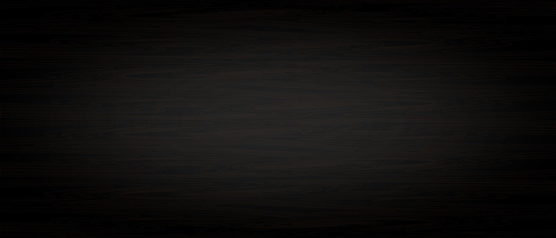 Wood dark black  texture vector background. Dark wood cutting board texture design, wall, table or floor surface. Wooden table template.