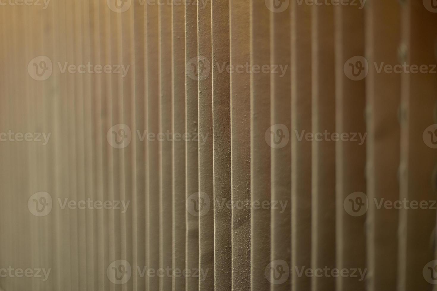 Paper texture. Stiffeners in filter. photo