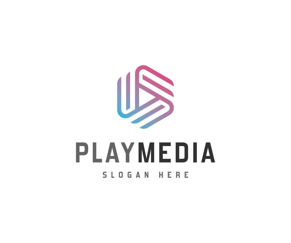 Media Play Logo vector