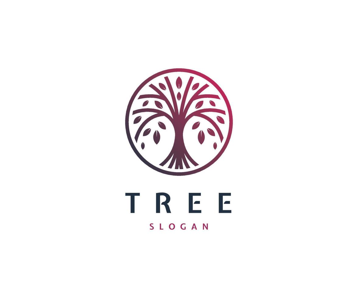 Minimal Tree Logo vector