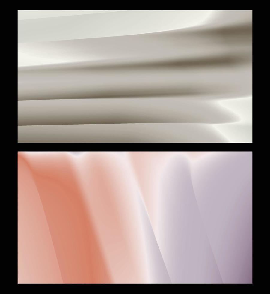 set of abstract backgrounds, wall texture vector