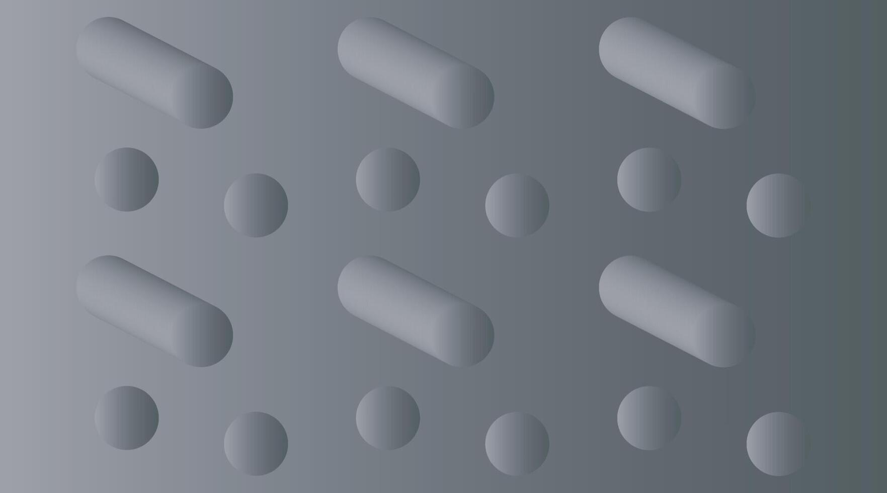 circle and pill shape abstract white background 12612797 Vector Art at