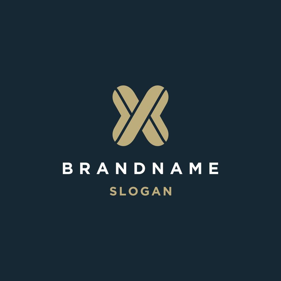 Letter x abstract logo icon vector template