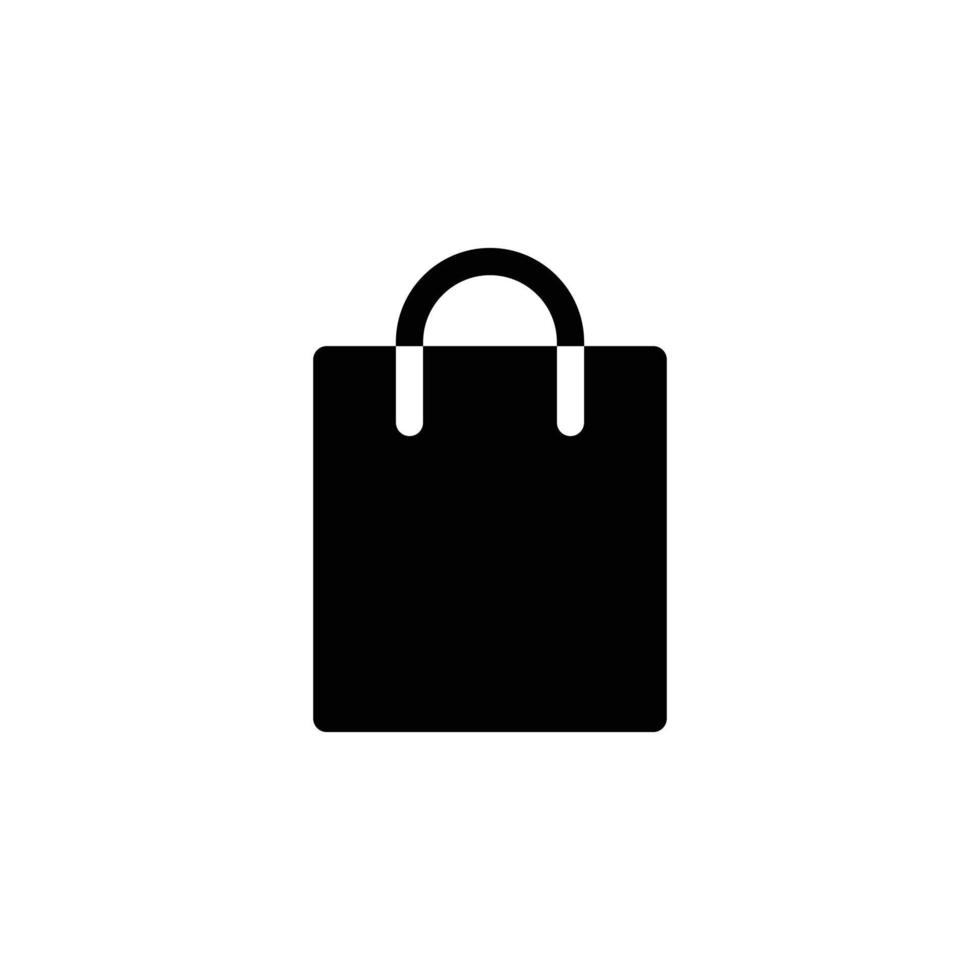 icono de bolsa de compras gratis vector